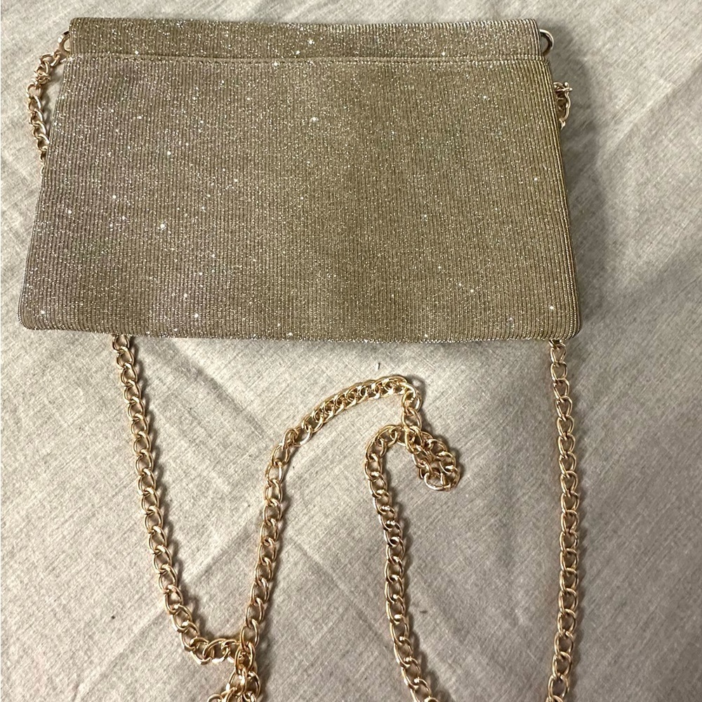 A New Day Gold and Sparkle Envelope Purse - Picture 5 of 5